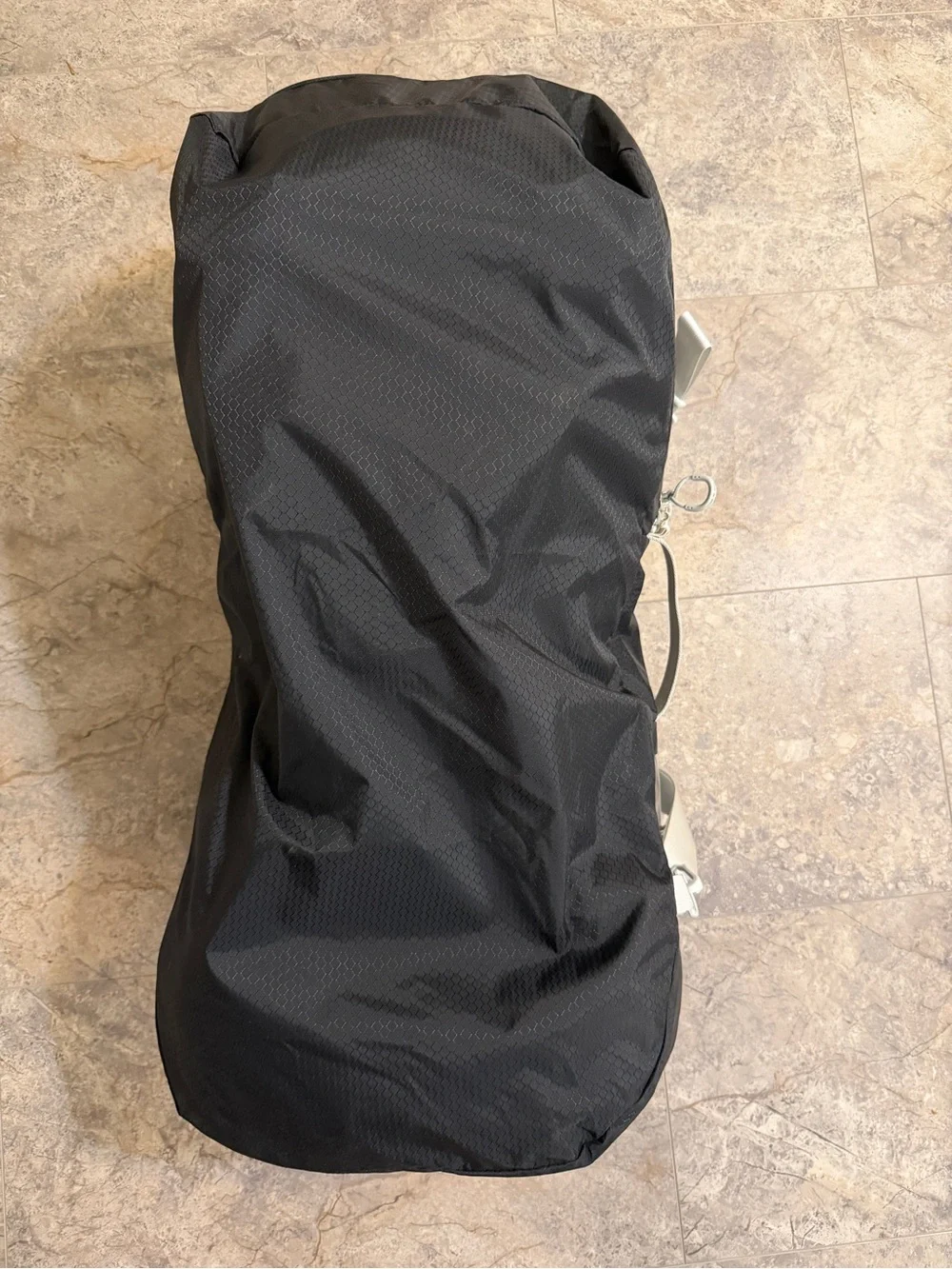 OSPREY Blue Child Carrier Backpack with Black Carry Poco Bag